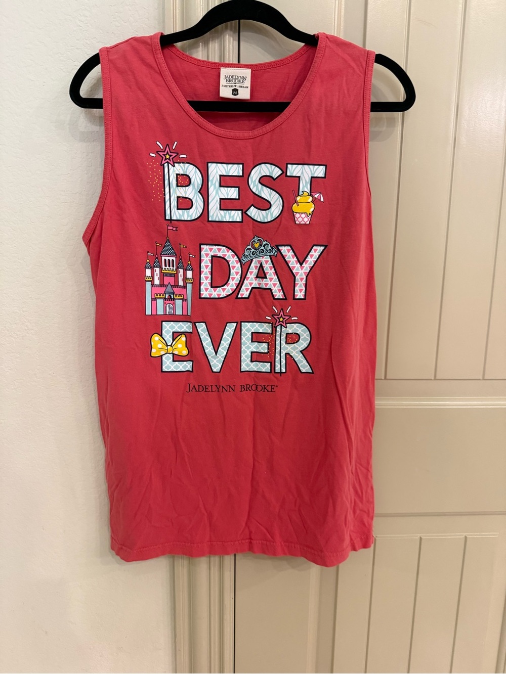 Jadelynn Brooke Disney Inspired 🏰 🧁 🎀 Best Day Ever Tank Top size med